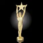 Figurine Star Achievement en métal coulé