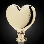 Figurine de coeur doré