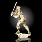 Figurine de frappeur de baseball en position d’attente