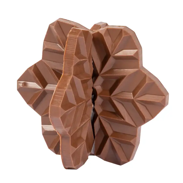 Flocon de neige en chocolat à assembler #3