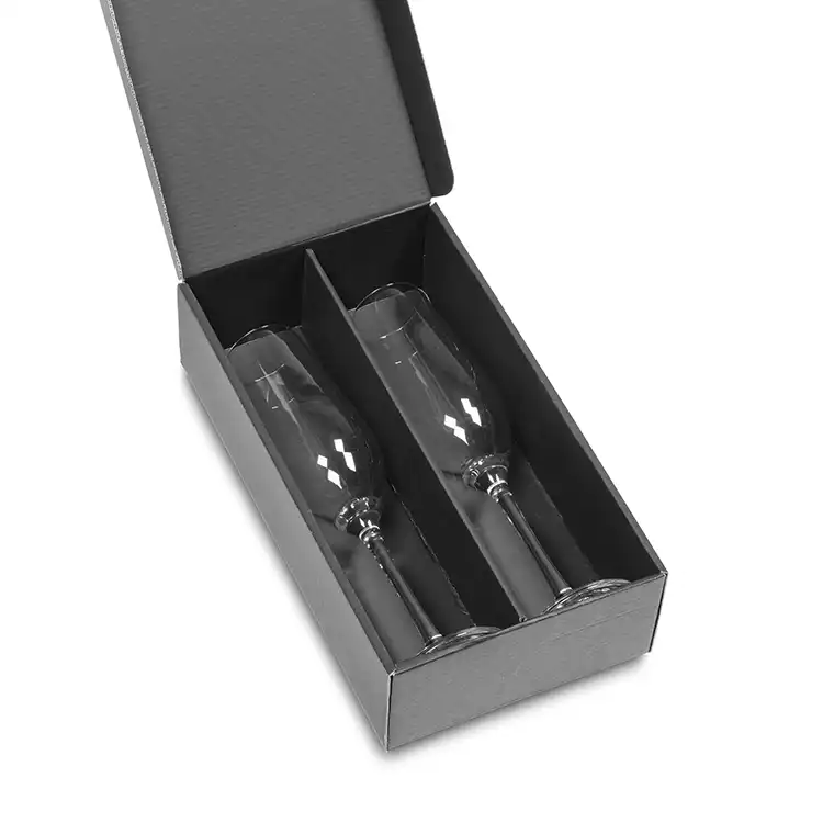 Burlington Flute 8 oz - Deep Etch #3