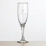 Carberry Flute 6 oz - Deep Etch