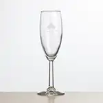 Fairview Flute 5.25 oz - Deep Etch