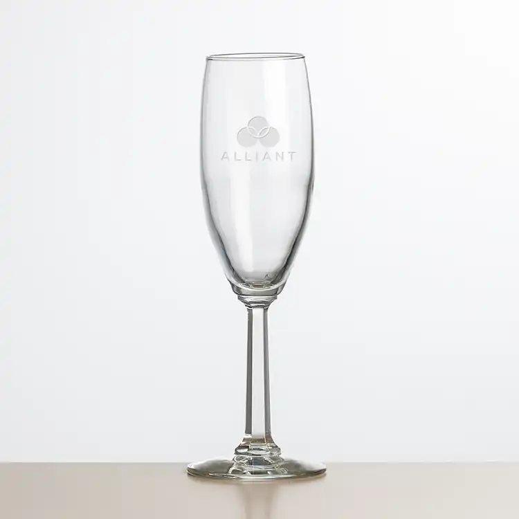 Fairview Flute 5.25 oz - Deep Etch