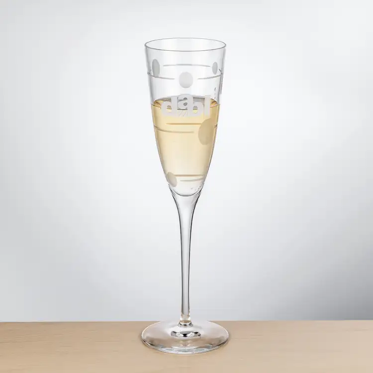 Reverie Champagne Flute 5.75 oz - Deep Etch