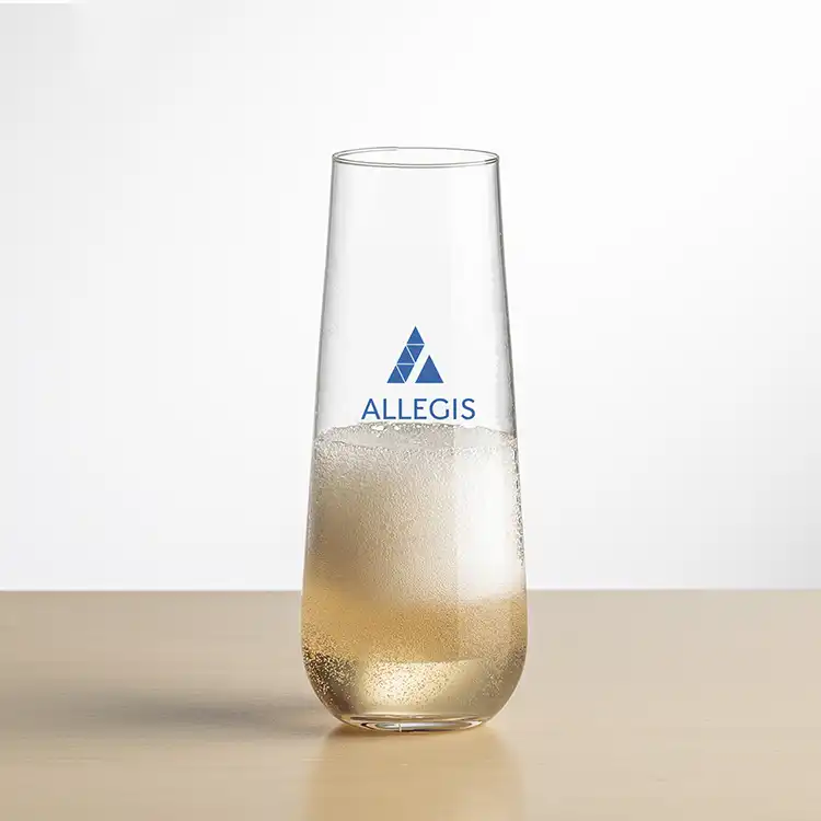 Cannes Stemless Flute 8 oz - Imprinted