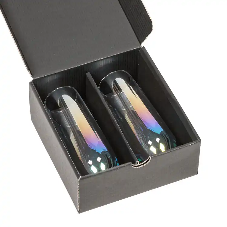 Miami Stemless Flute 10 oz - Full Color #3