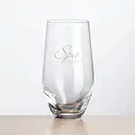 Reina Stemless Flute 13.5 oz - Deep Etch