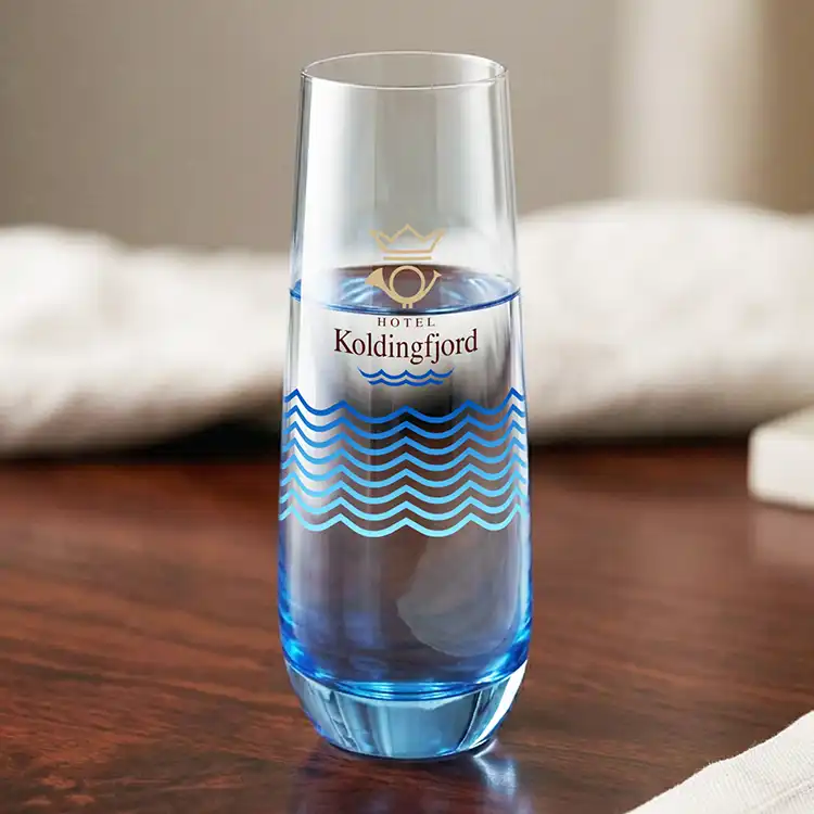 Soudan Stemless Flute Smoke 7.5 oz - Full Color #2