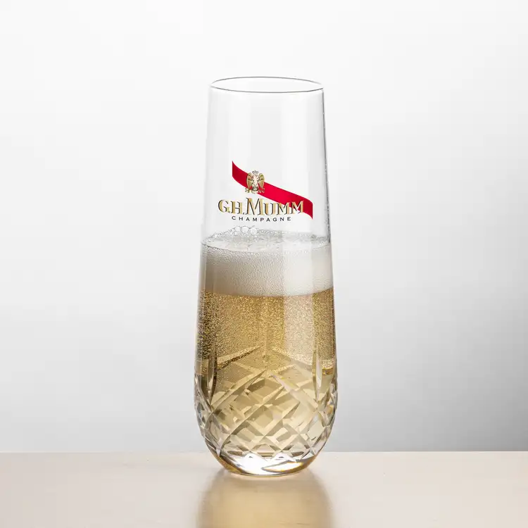 Templeton Stemless Flute 9 oz - Multicolor