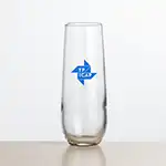 Ossington Stemless Flute Imprinted 8.5 oz