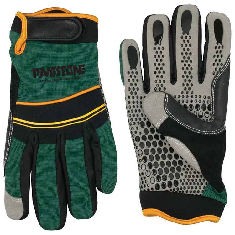 Lightweight Synthetic Leather Palm Mechanic Gloves