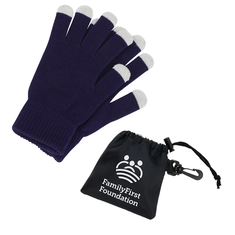 Easy Swipe Touch-Sensitive Glove With Drawstring Pouch #4