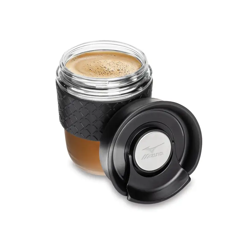 Adana Glass Tumbler 12 oz with Silicone Band #3