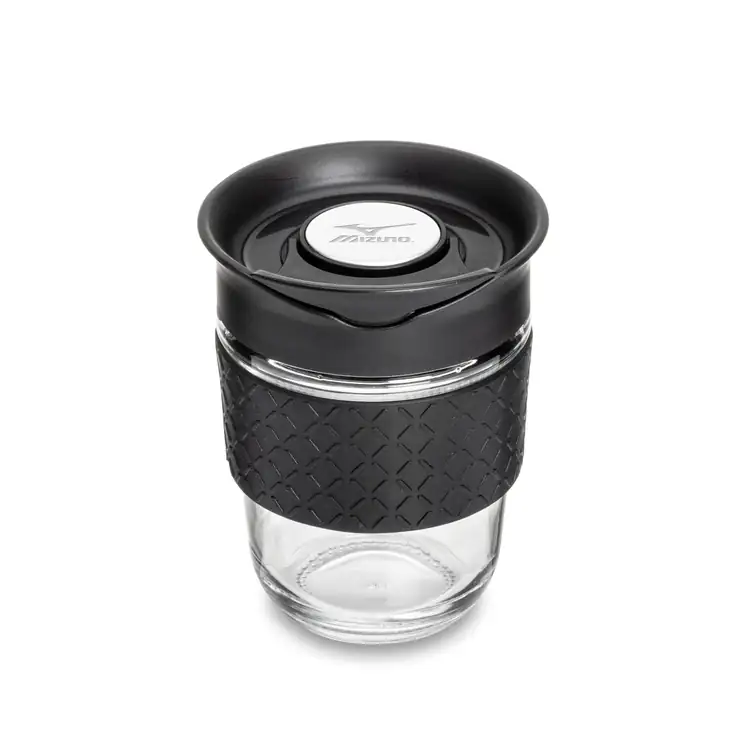 Adana Glass Tumbler 12 oz with Silicone Band