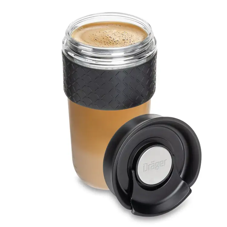 Adana Glass Tumbler 18 oz with Silicone Band #3