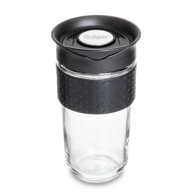 Adana Glass Tumbler 18 oz with Silicone Band