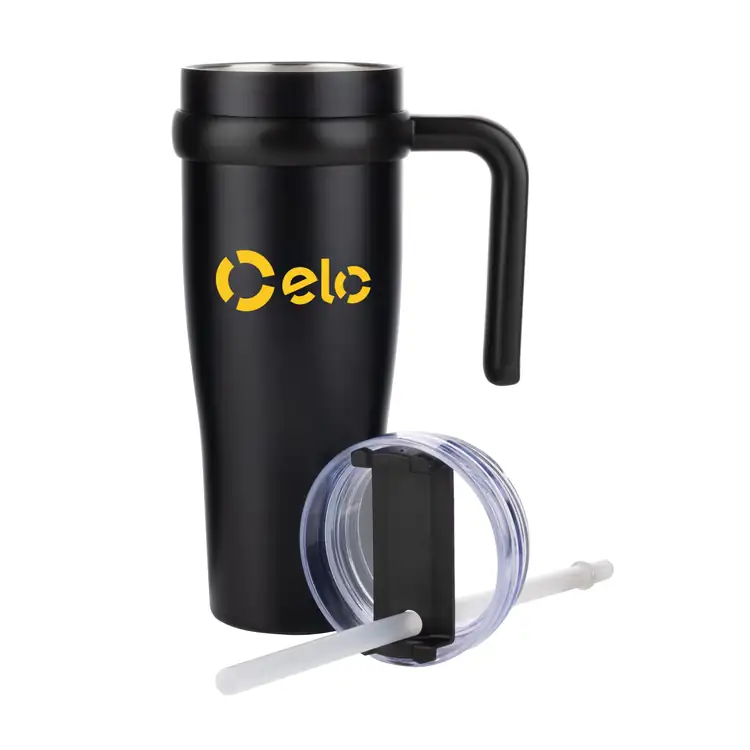 Aralia Tumbler 30 oz with Handle and Straw #5