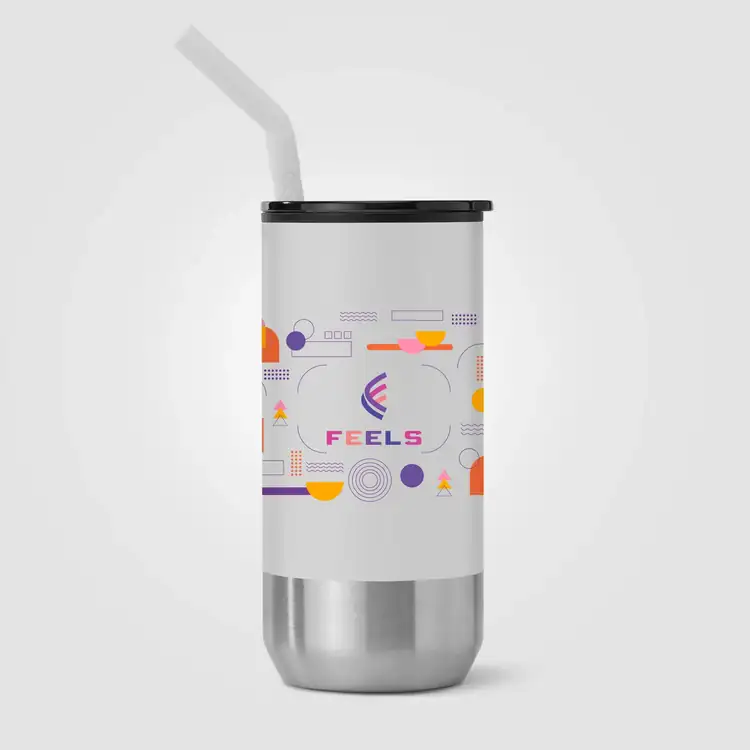 Atlantis Double-Wall Stainless Steel Tumbler with Recycled PP Inner - 16 oz #2