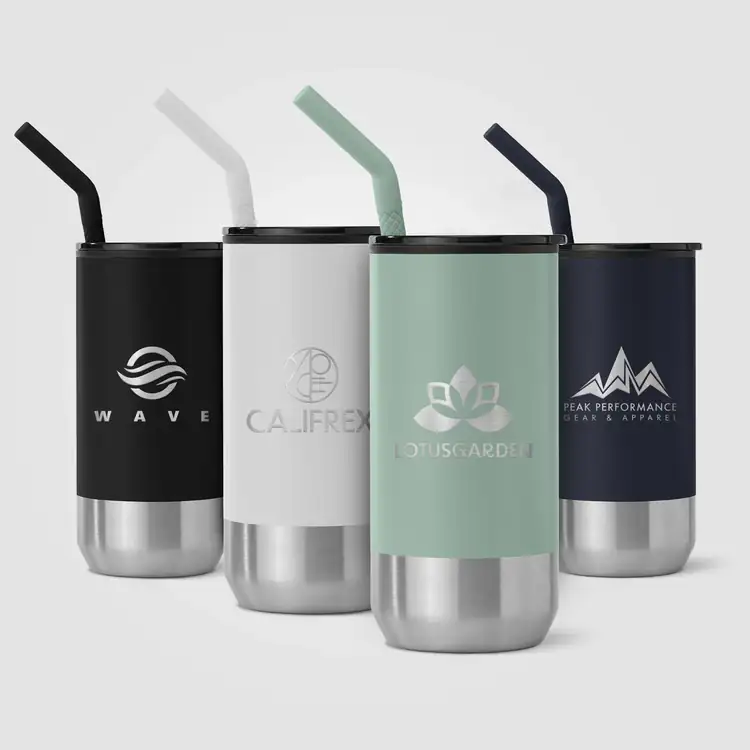 Atlantis Double-Wall Stainless Steel Tumbler with Recycled PP Inner - 16 oz #6