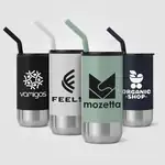 Atlantis Double-Wall Stainless Steel Tumbler with Recycled PP Inner - 16 oz