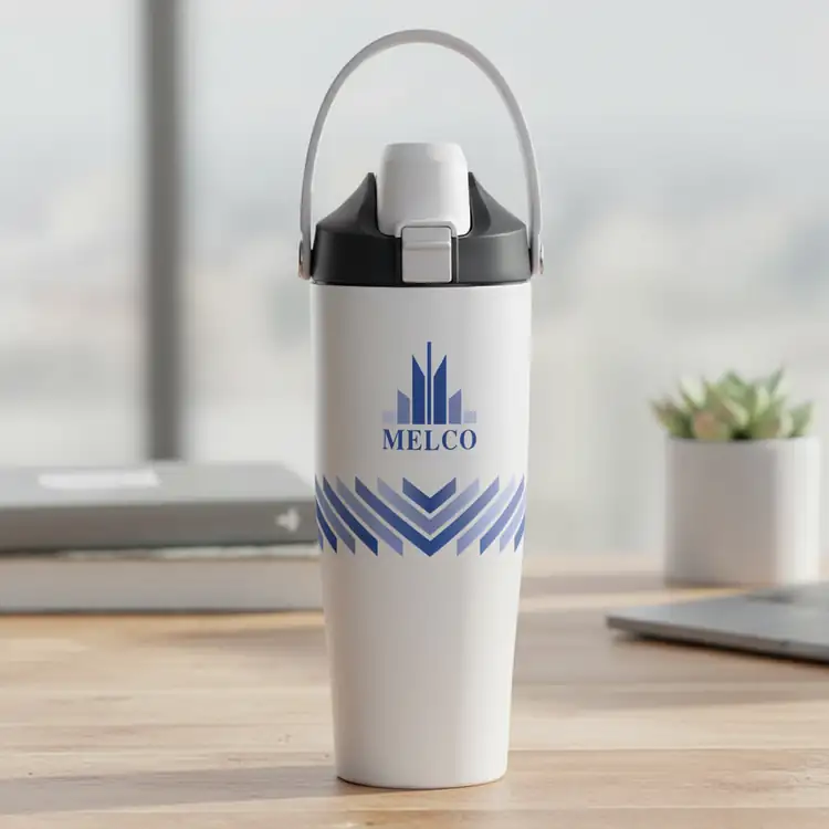 Carraway Tumbler 30 oz with Carrying Handle and Straw #9