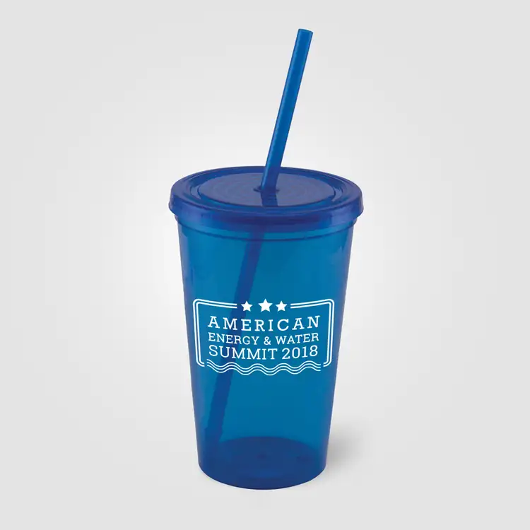 Core Plastic Tumbler with Lid and Straw 22 oz #16
