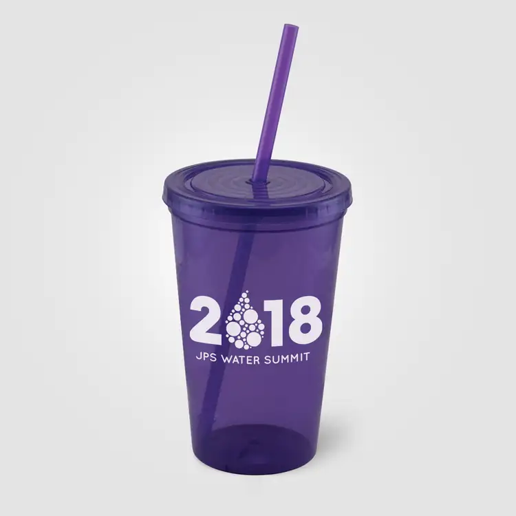 Core Plastic Tumbler with Lid and Straw 22 oz #8