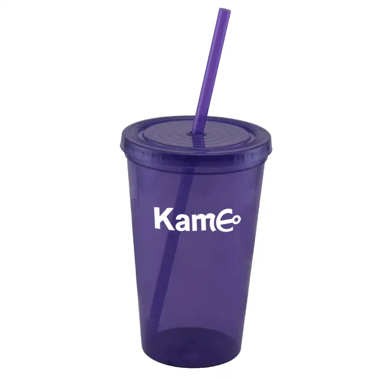 Core Plastic Tumbler with Lid and Straw 22 oz #9