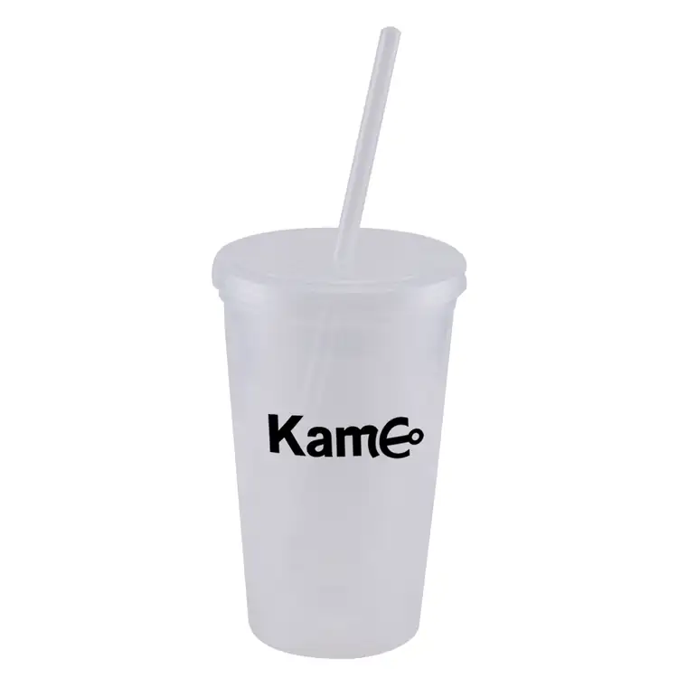 Explore Double-Wall Plastic Tumbler with Straw 16 oz #6