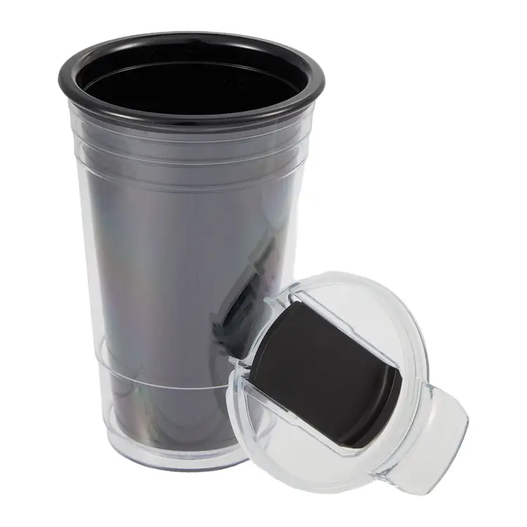 Gobelet Mipsy recyclé à double paroi transparente #2