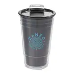 Gobelet Mipsy recyclé à double paroi transparente