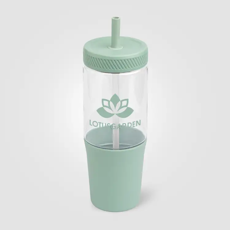 Polar Dual-Tone Recycled Plastic Tumbler with Straw 40 oz #11