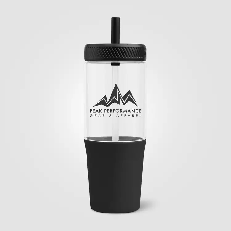 Polar Dual-Tone Recycled Plastic Tumbler with Straw 40 oz #3