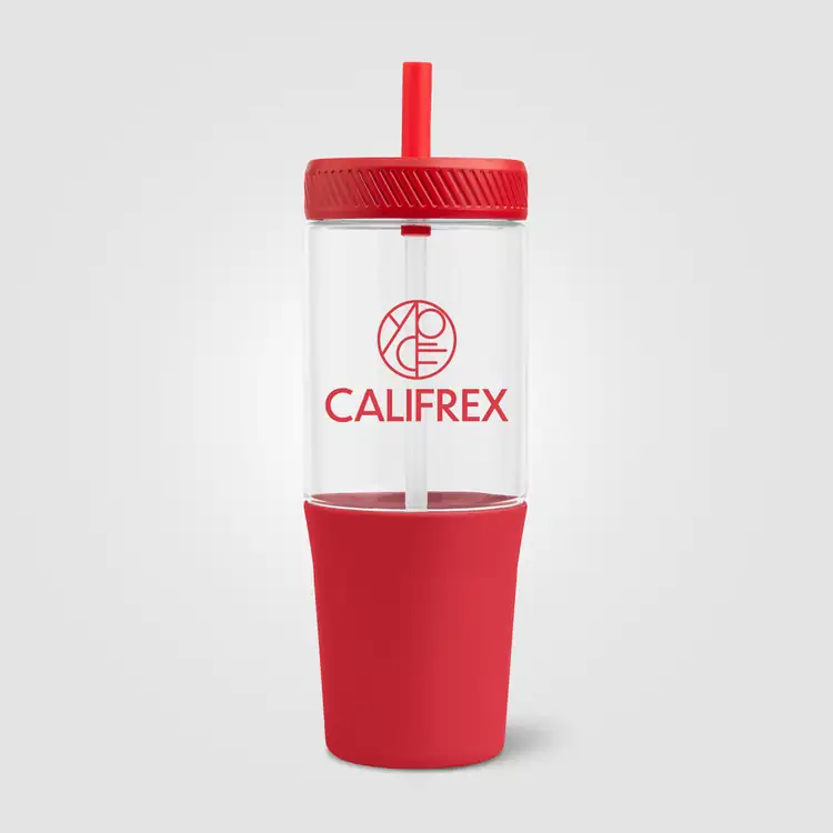 Polar Dual-Tone Recycled Plastic Tumbler with Straw 40 oz #7