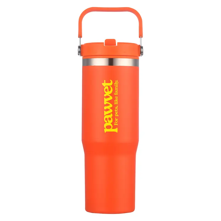 Gobelet de voyage Oreno 30 oz en acier inoxydable et polypropylène #18