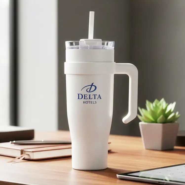 Tugela Travel Tumbler 40 oz with Handle and Straw #7
