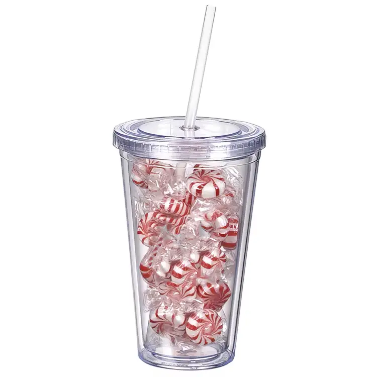 Gobelet double paroi 16 oz avec menthes Starlight