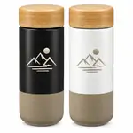 Arlo Ceramic Tumbler with Bamboo lid