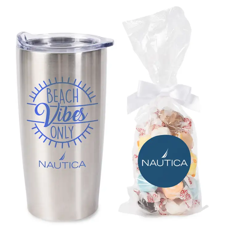 Vacuum Tumbler 20 oz with Salt Water Taffy