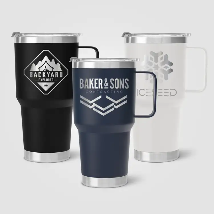 Anchorage Pro Recycled Stainless Steel Handled Tumbler 30 oz #2