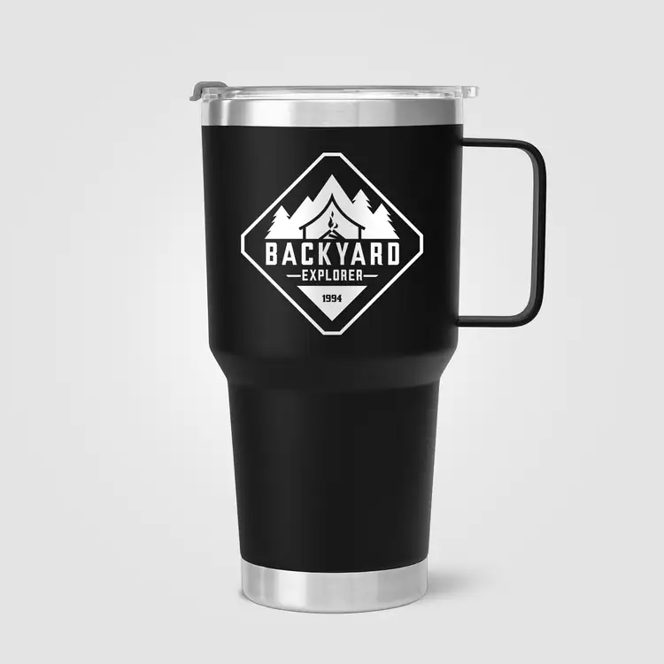 Anchorage Pro Recycled Stainless Steel Handled Tumbler 30 oz #3