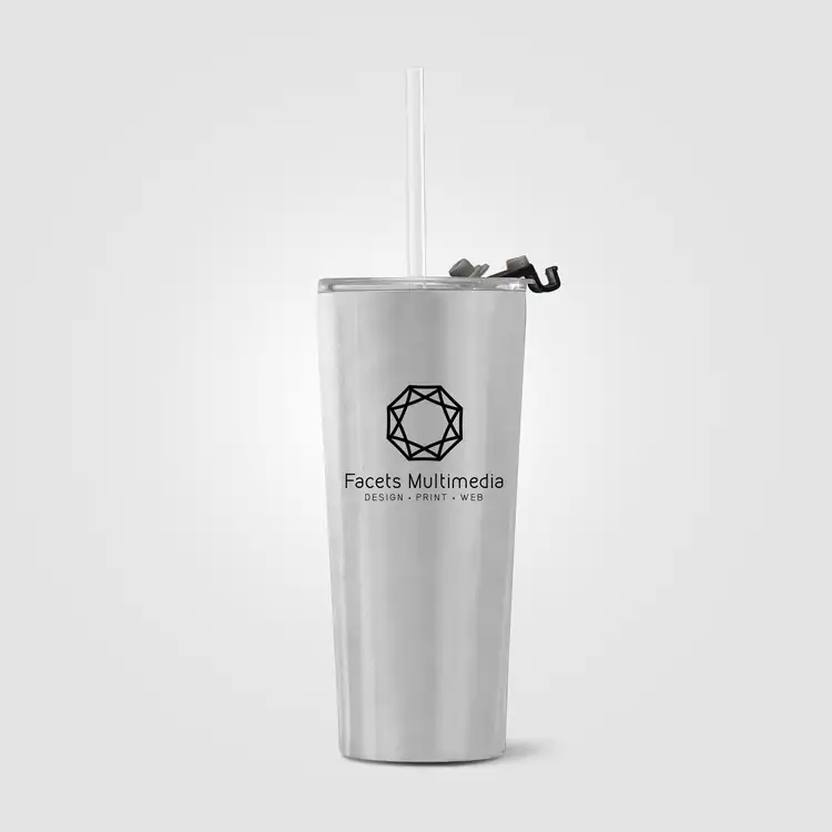 Excalibur Stainless Steel Tumbler with Straw 21 oz #8