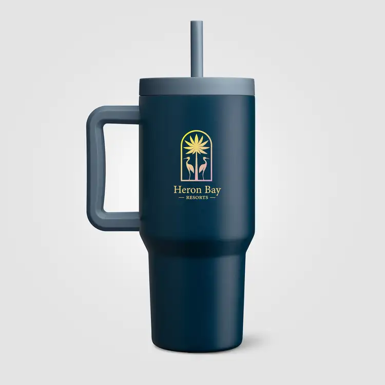 GROSCHE Aspen Stainless Steel Insulated Straw Tumbler with Two Lids 32 oz #11
