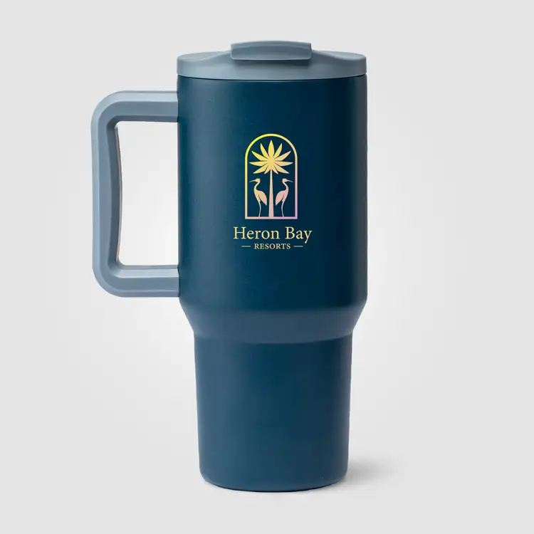 GROSCHE Aspen Stainless Steel Insulated Straw Tumbler with Two Lids 32 oz #12