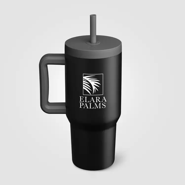 GROSCHE Aspen Stainless Steel Insulated Straw Tumbler with Two Lids 32 oz #18