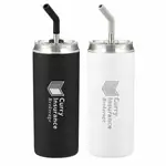 Marka Copper Vac Tumbler w SS straw