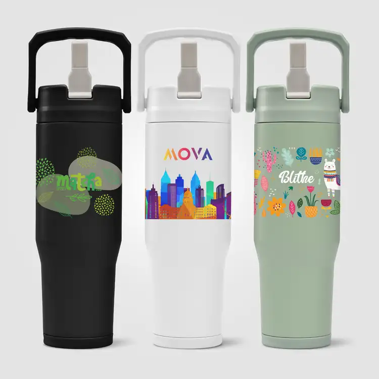 Polar Duo Recycled Stainless Steel Tumbler with Storage Base 32 oz #3