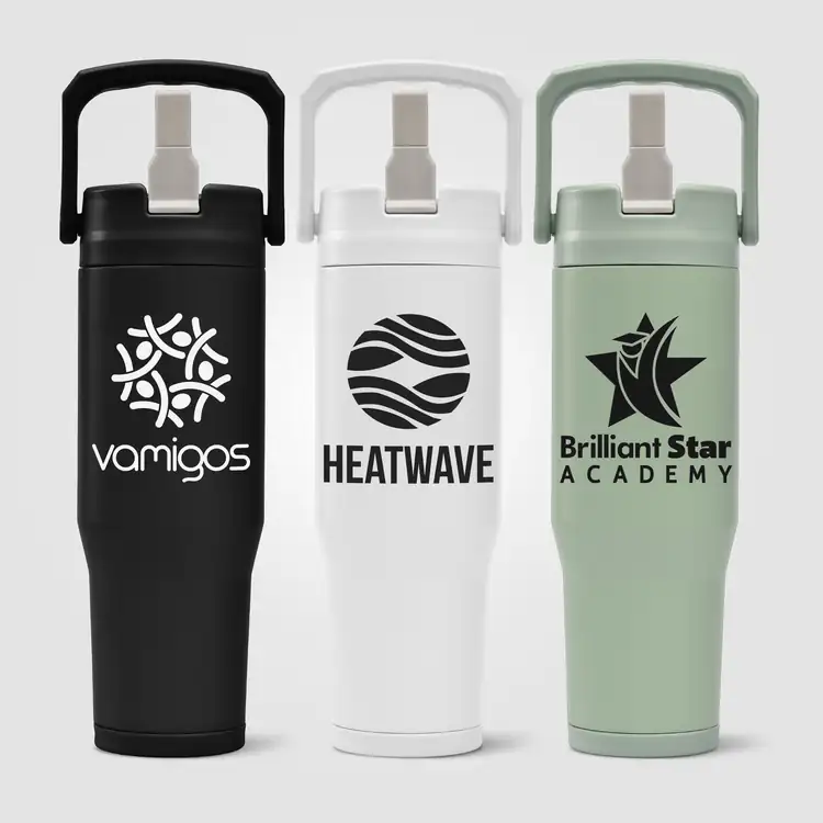 Polar Duo Recycled Stainless Steel Tumbler with Storage Base 32 oz