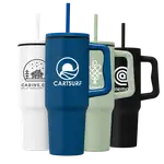 Polar Stainless Steel Tumbler with Plastic Liner and Straw 40 oz